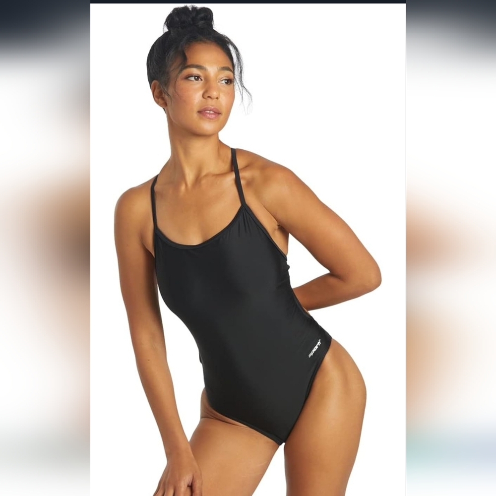 Women's Black One-Piece Swimsuit
